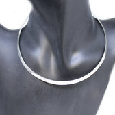 Sterling silver choker necklace