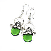 Green ingall earrings