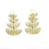 Golden earrings Peul Fulani