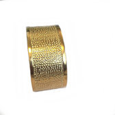 Gold sterling silver cuff