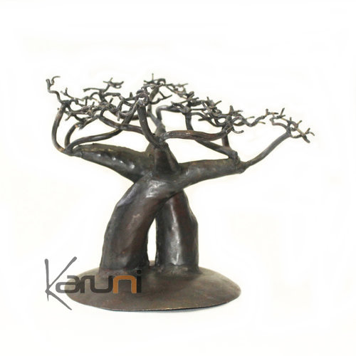 Tree Jewelry Holder Lover Cross Baobab Metal Recycled 20 X 30