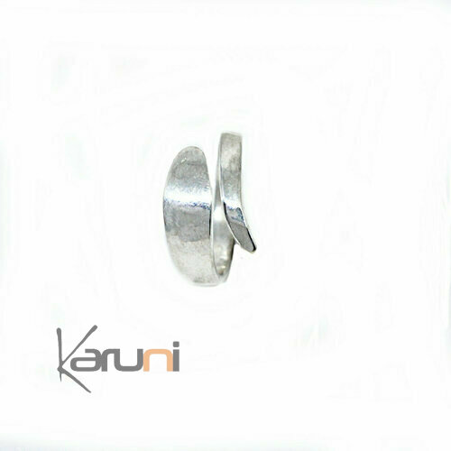 Adjustable Silver Plated Ring Vero 1158