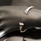 Ethnic Bracelet Sterling Silver Jewelry Angle Ebony Ends Men/Women Tuareg Tribe Design 01 d