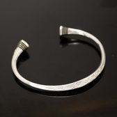 Ethnic Bracelet Sterling Silver Jewelry Angle Ebony Ends Men/Women Tuareg Tribe Design 01