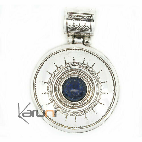 Lapis Lazuli sterling silver pendant