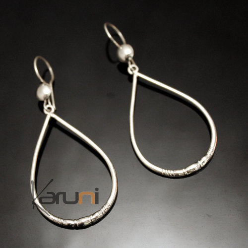 Sterling Silver Jewelry Drops Design Earrings