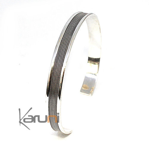 Berber 925 sterling Silver Bracelet Thin