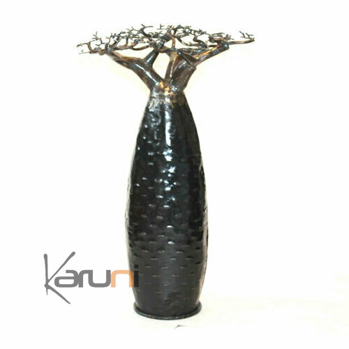Jewelry Tree Baobab design jewelry holder 60 cm Black Yellow