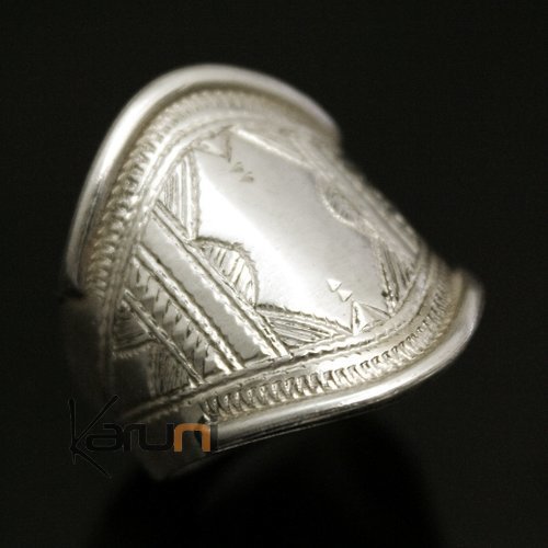 Silver Ring Headband Engraved Male / Female 05