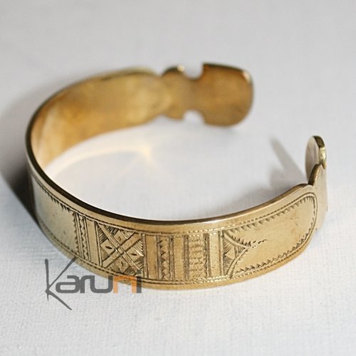 Tuareg engraved bracelet bronze 02 Karuni