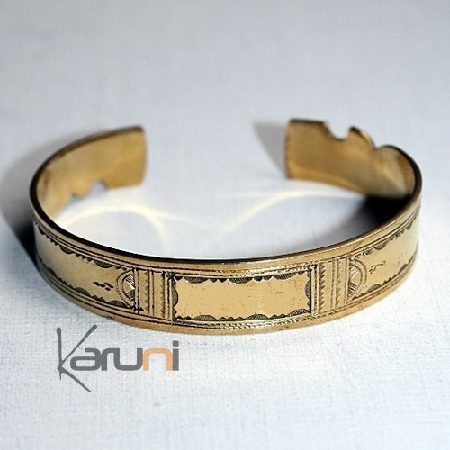 Tuareg engraved bracelet bronze 07 Karuni