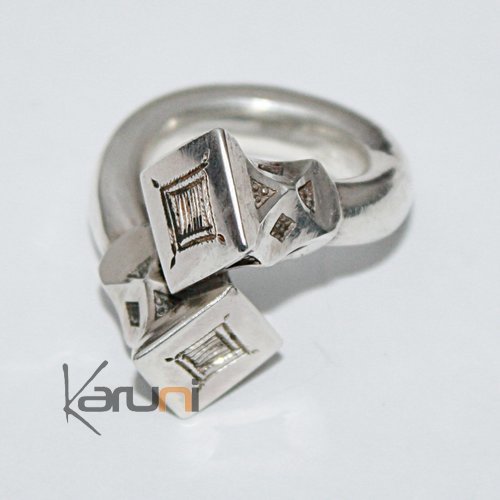 Silver Exclusive cross switch Ring