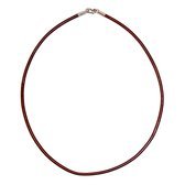 African Choker Ethnic Jewelry Sterling Silver Red Burgundy Tuareg Tribe Design
