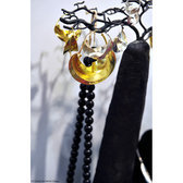Jewelry Tree jewellery holder flat Baobab 40 cm recycled metal Madagascar b b